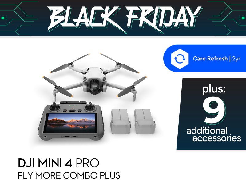 DJI Mini 4 Pro Black Friday Combo Plus + Care Refresh